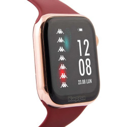 Orologio Smartwatch Uomo Kappa Prime KW-P008 Due Cinturini in Silicone Bordeaux e Nero