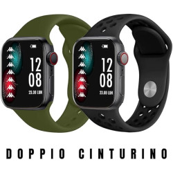 Orologio Smartwatch Uomo Kappa Prime KW-P006 Due Cinturini in Silicone Verde