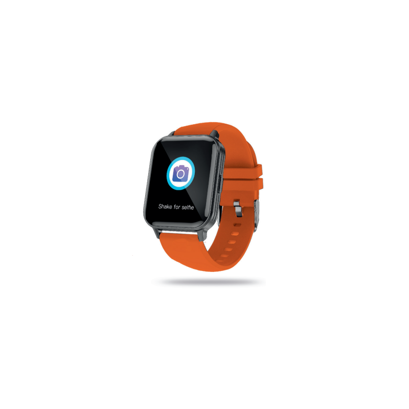 Orologio Smartwatch Unisex Paul Edward PE019C Cinturino in Silicone Arancione Orologio Smartwatch Unisex Paul Edward PE019C Cinturino in Silicone Arancione