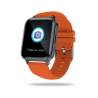 Orologio Smartwatch Unisex Paul Edward PE019C Cinturino in Silicone Arancione