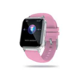Orologio Smartwatch Unisex Paul Edward PE019D Cinturino in Silicone Rosa