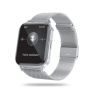 Orologio Smartwatch Unisex Paul Edward PE019H Cinturino in Acciaio Maglia Mialano Silver