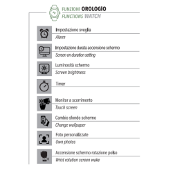 Orologio Smartwatch Unisex Paul Edward PE019H Cinturino in Acciaio Maglia Mialano Silver