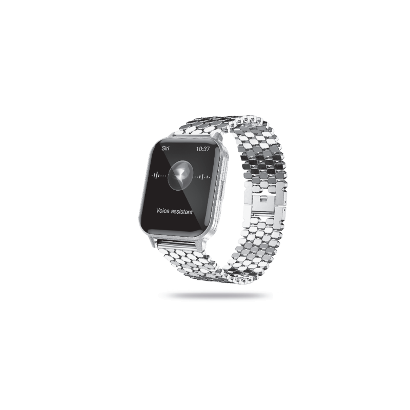 Orologio Smartwatch Unisex Paul Edward PE019L Cinturino in Acciaio Maglia Silver Orologio Smartwatch Unisex Paul Edward PE019L Cinturino in Acciaio Maglia Silver