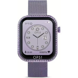 Orologio Smartwatch Donna Ops Objects Call Diamonds OPSSW-42 in Acciaio Viola Milano
