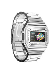 Orologio Smartwatch Unisex Paul Edward PE008B Vintage in Acciaio