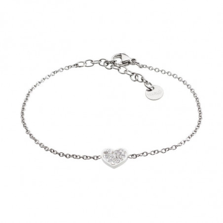 Bracciale Donna Marlù Good Vibes 18BR050 in Acciaio Inox con Cuore