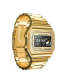 Orologio Smartwatch Unisex Paul Edward PE008C Vintage in Acciaio Colore Oro