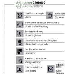 Orologio Smartwatch Unisex Paul Edward PE011D Soft in Silicone Verde Chiaro