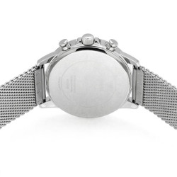 Orologio Cronografo Uomo Guess W1310G1 in Acciaio Lucido Bracciale Maglia Milano