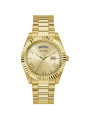 Men's Only Time Watch Guess GW0265G2 Connoisseur in gold color steel