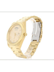 Men's Only Time Watch Guess GW0265G2 Connoisseur in gold color steel