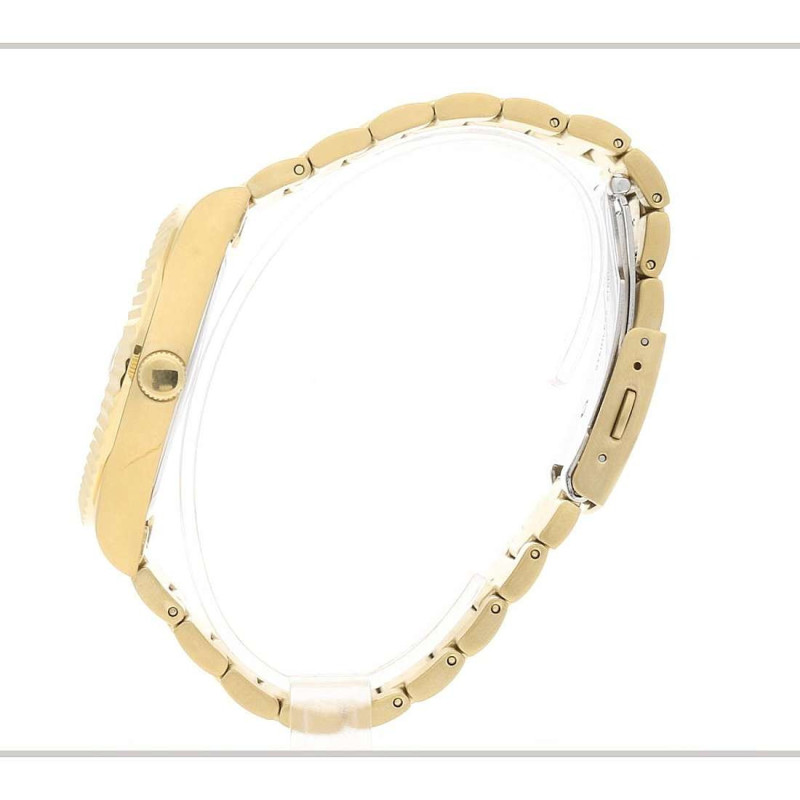 Men's Only Time Watch Guess GW0265G2 Connoisseur in gold color steel