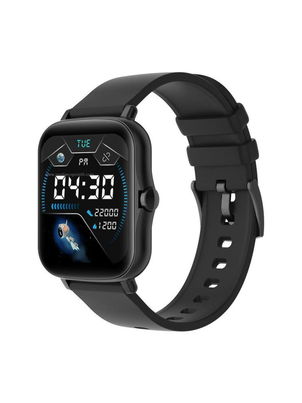 Orologio Smartwatch Unisex Paul Edward PE010A Multifunzione in Silicone Nero