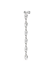 Orecchino pendente Marlù Vision donna acciaio con sfera e catena marine 33OR0056