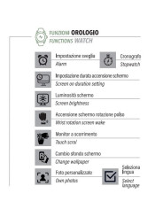 Orologio Smartwatch Unisex Paul Edward PE010A Multifunzione in Silicone Nero