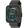 Orologio Donna Smartwatch Voice Slim Silver Liujo SWLJ082 in Acciaio Pvd Nero Touch