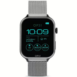 Orologio Smartwatch Uomo Ops Objects Call Diamonds OPSSW-45 in Acciaio Silver Milano