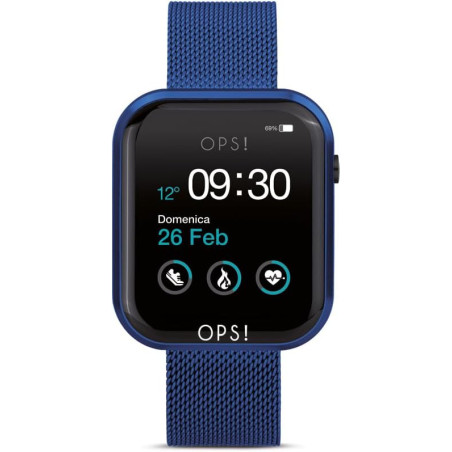 Orologio Smartwatch Ops Objects unisex OPSSW-20 in Acciaio Blu