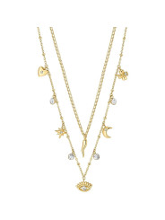 Collana da Donna Brosway BAH46 Chant a Due Fili In Acciaio con Ciondoli