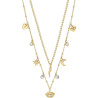 Collana da Donna Brosway BAH46 Chant a Due Fili In Acciaio con Ciondoli