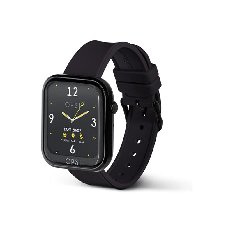 Orologio Smartwatch Ops Objects Call unisex OPSSW-09 in Silicone Nero