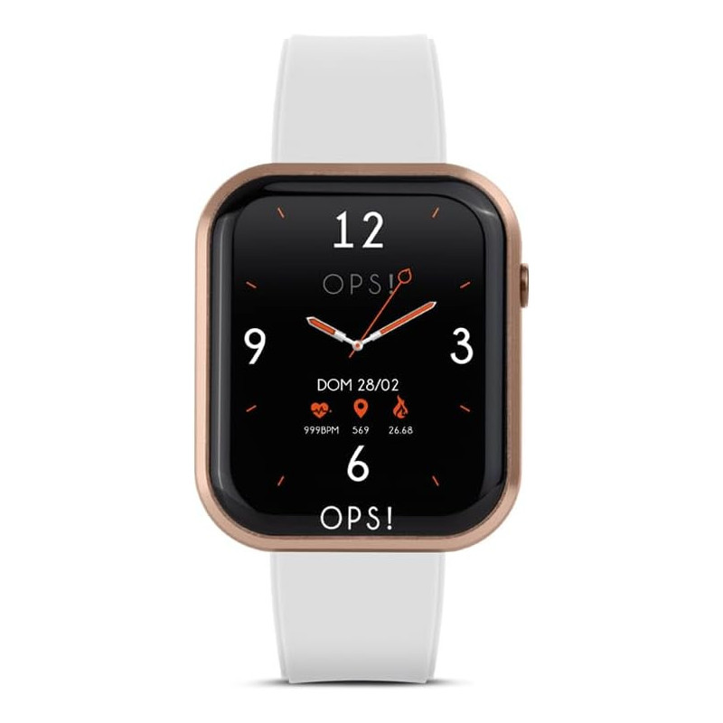 Orologio Smartwatch Ops Objects Call unisex OPSSW-11 Silicone Bianco Orologio Smartwatch Ops Objects Call unisex OPSSW-11 Silicone Bianco