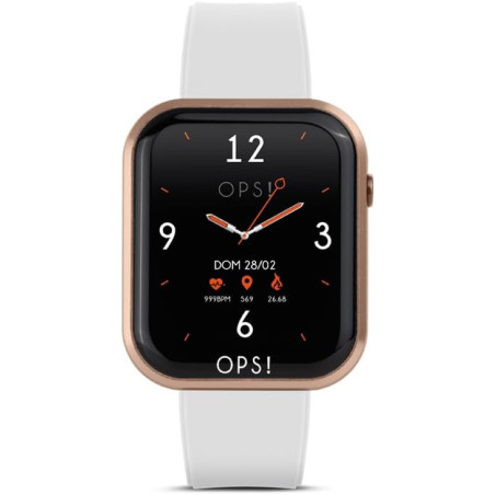 Orologio Smartwatch Ops Objects Call unisex OPSSW-11 Silicone Bianco