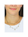 Collana da Donna Brosway BAH46 Chant a Due Fili In Acciaio con Ciondoli
