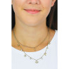 Collana da Donna Brosway BAH46 Chant a Due Fili In Acciaio con Ciondoli