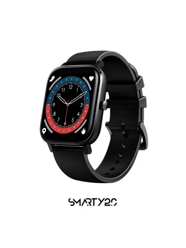 Orologio Smartwatch Uomo Smarty 2.0 SW098A Display Amoled Cintuirino Silicone Nero