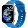 Orologio Smartwatch Uomo Smarty 2.0 SW098H Display Amoled Cinturino Silicone Azzurro