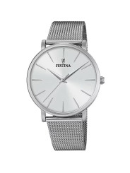 Orologio Solo Tempo Donna Festina Boyfriend F20475/1 in Acciaio Colore Argento