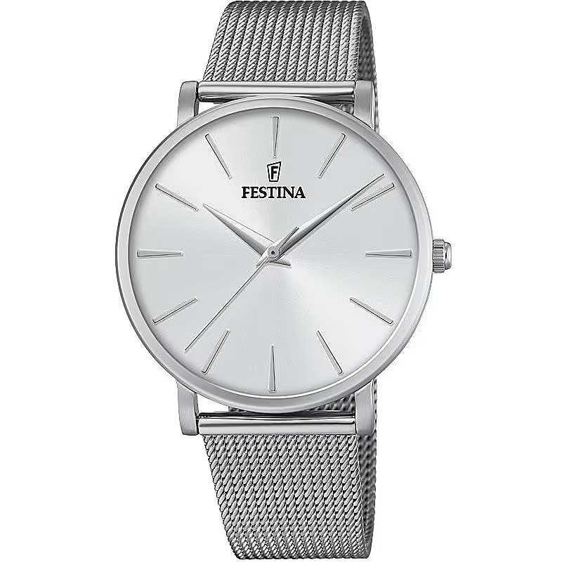 Orologio Solo Tempo Donna Festina Boyfriend F20475/1 in Acciaio Colore Argento Orologio Solo Tempo Donna Festina Boyfriend F20475/1 in Acciaio Colore Argento