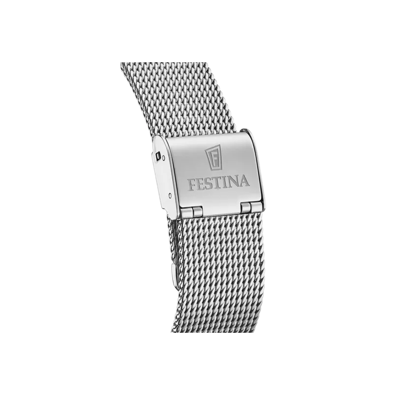 Orologio Solo Tempo Donna Festina Boyfriend F20475/1 in Acciaio Colore Argento