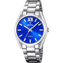Orologio Solo Tempo Donna Festina Allegria F20622/I in Acciaio Silver e Blu