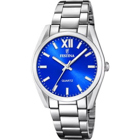 Orologio Solo Tempo Donna Festina Allegria F20622/I in Acciaio Silver e Blu