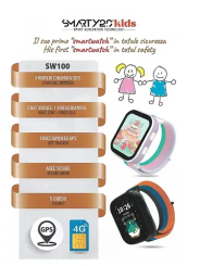 Orologio Smartwatch Bambini Smarty 2.0 SW100A Cinturino Arcobaleno Gps