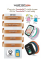 Orologio Smartwatch Bambini Smarty 2.0 SW100A Cinturino Arcobaleno Gps