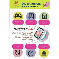 Orologio Smartwatch Bambini Smarty 2.0 SW100A Cinturino Arcobaleno Gps