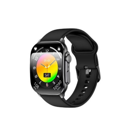 Orologio Smartwatch Uomo Smarty 2.0 SW080A Display Amoled Cinturino Silicone Nero