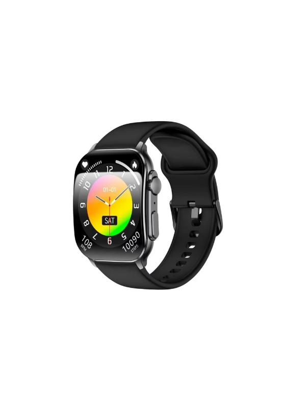 Orologio Smartwatch Uomo Smarty 2.0 SW080A Display Amoled Cinturino Silicone Nero