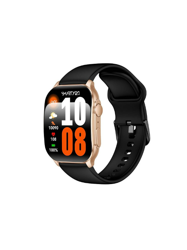 Orologio Smartwatch Unisex Smarty 2.0 SW080C Display Amoled Cinturino Silicone Nero