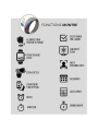 Orologio Smartwatch Unisex Smarty 2.0 SW080C Display Amoled Cinturino Silicone Nero