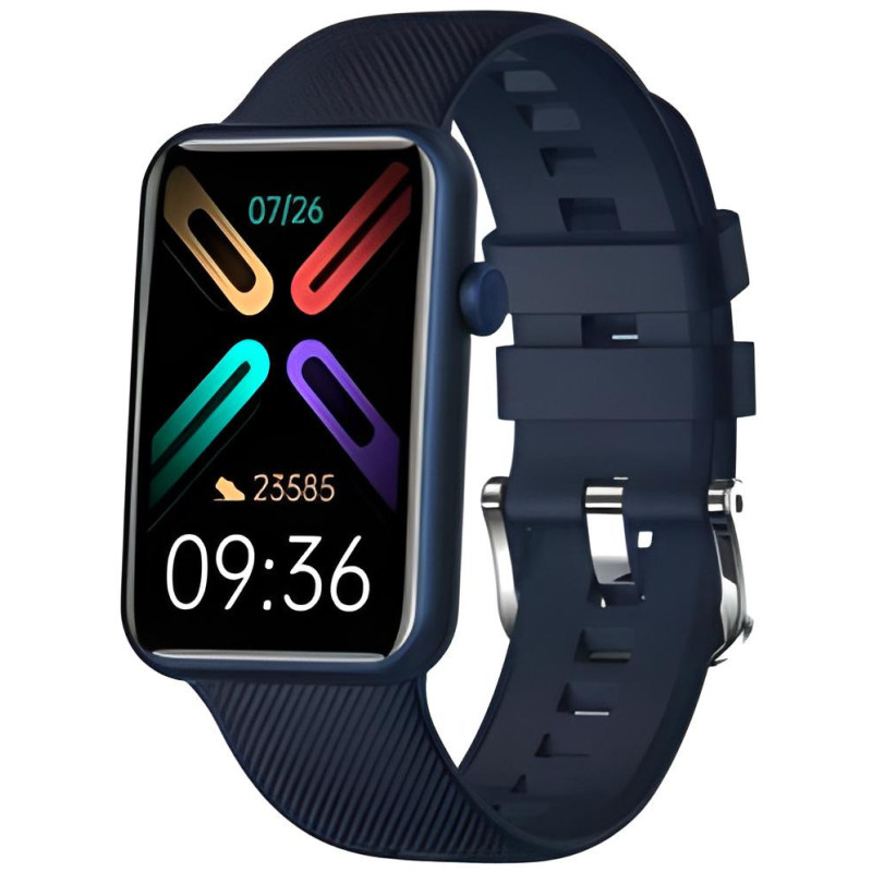 Orologio Smartwatch Unisex Paul Edward PE011D Paris in Silicone Blu Orologio Smartwatch Unisex Paul Edward PE011D Paris in Silicone Blu