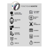 Orologio Smartwatch Unisex Smarty 2.0 SW080F Display Amoled Cinturino Acciaio Silver