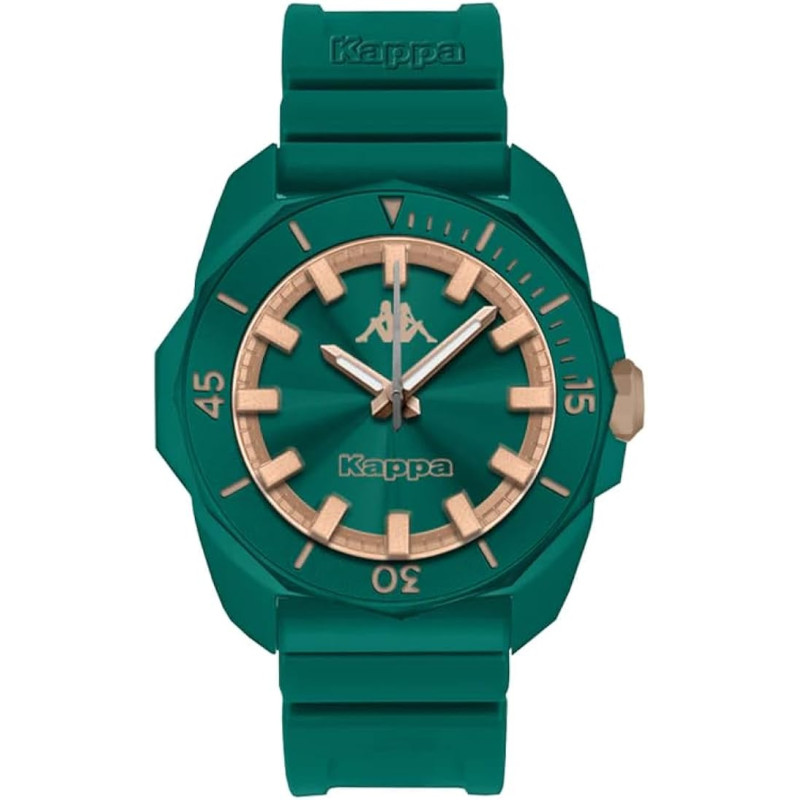 Orologio Solo Tempo Unisex Kappa K-Strong KW-100 in Silicone Verde Orologio Solo Tempo Unisex Kappa K-Strong KW-100 in Silicone Verde