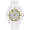 Orologio Unisex Kappa K-Strong KW-096 in Silicone Bianco e Oro