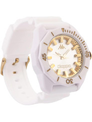 Orologio Unisex Kappa K-Strong KW-096 in Silicone Bianco e Oro
