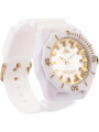 Orologio Unisex Kappa K-Strong KW-096 in Silicone Bianco e Oro